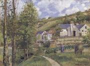 Camille Pissarro A View of L-Hermitogo,near Pontoise oil painting reproduction